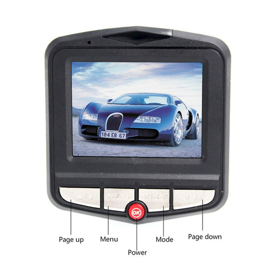 Cámara Dashcam Full HD 1080p para Coche | Grabador DVR con Pantalla 2.4" | Visión Nocturna