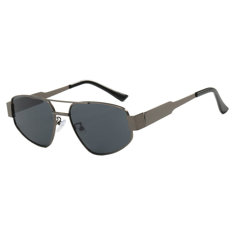 Gafas de Sol Doble Barra Unisex – Metal UV400 Trendy