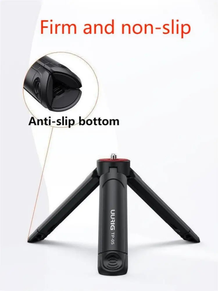 Trípode Mini UURIG TP-05 con Soporte para Móvil – Fotografía Móvil Profesional