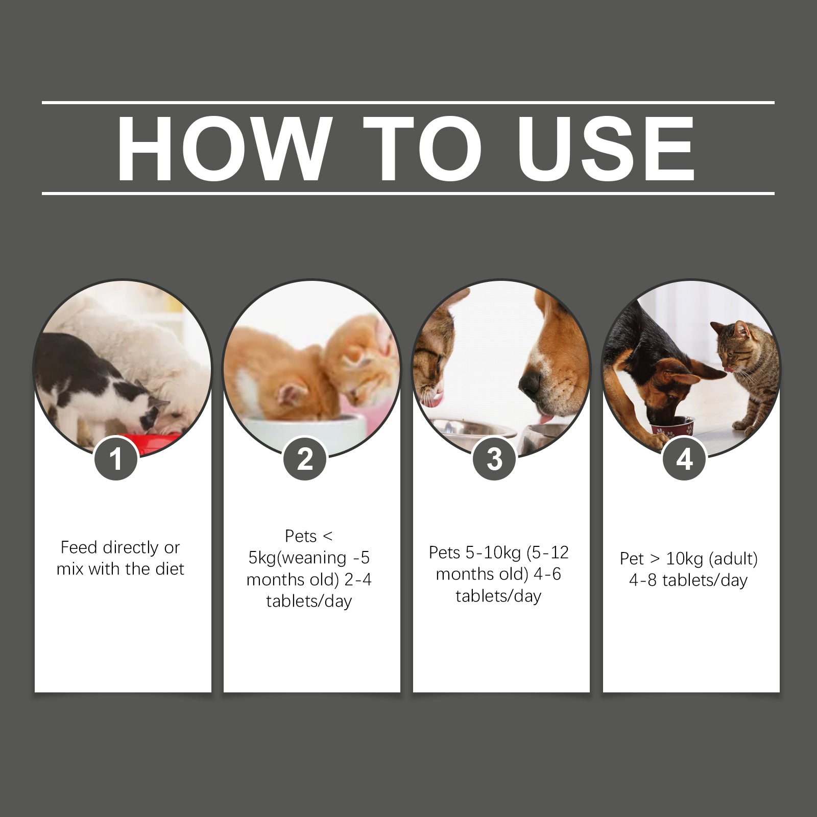 Probiótico para Perros y Gatos | Suplemento Digestivo con Vitaminas