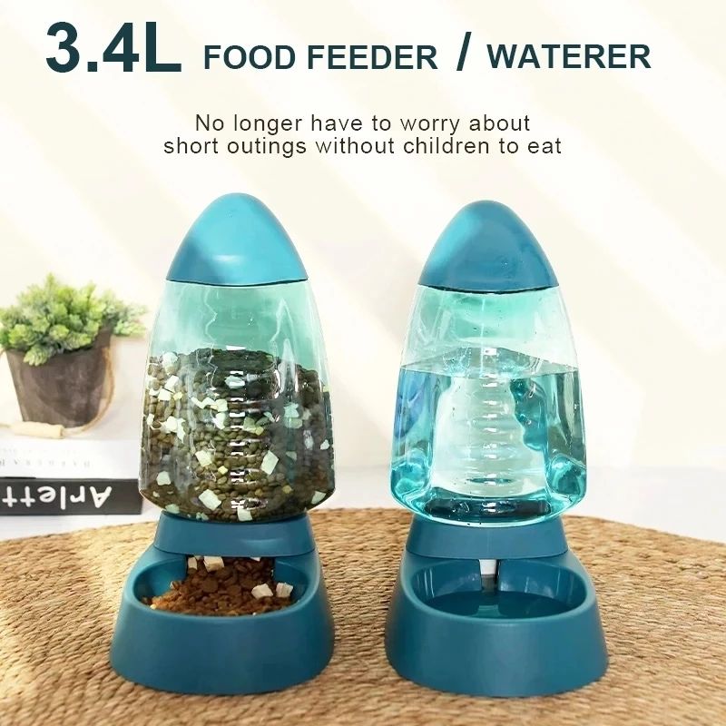 Bebedero dispensador de agua para mascotas - Gran capacidad