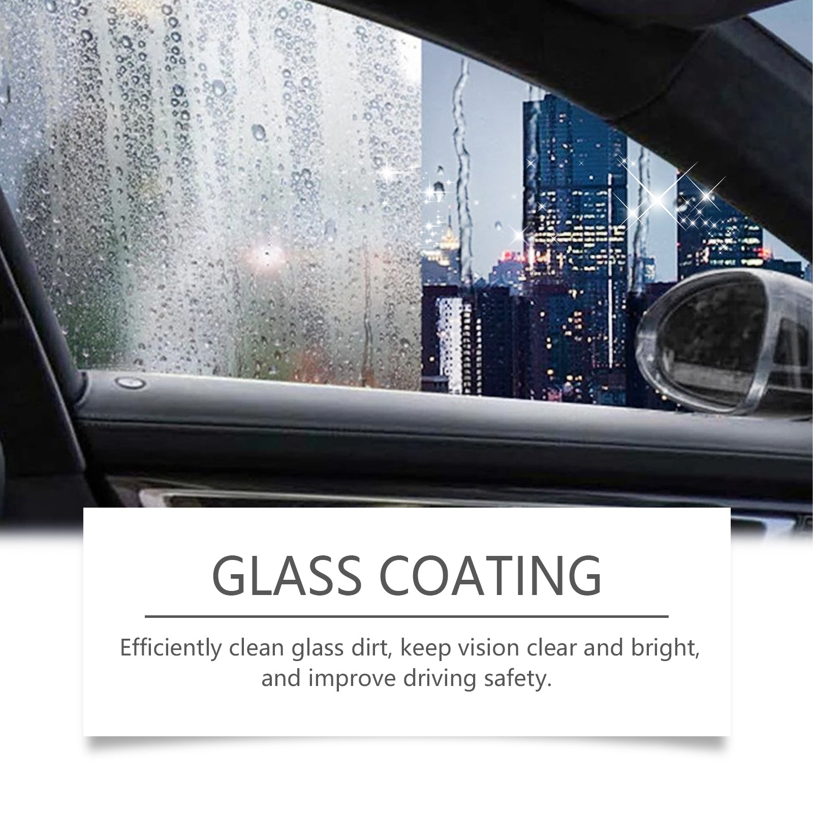 Recubrimiento Nano Antivaho para Cristales de Coche Homonth | 70ml | Antipolvo y Repelente al Agua