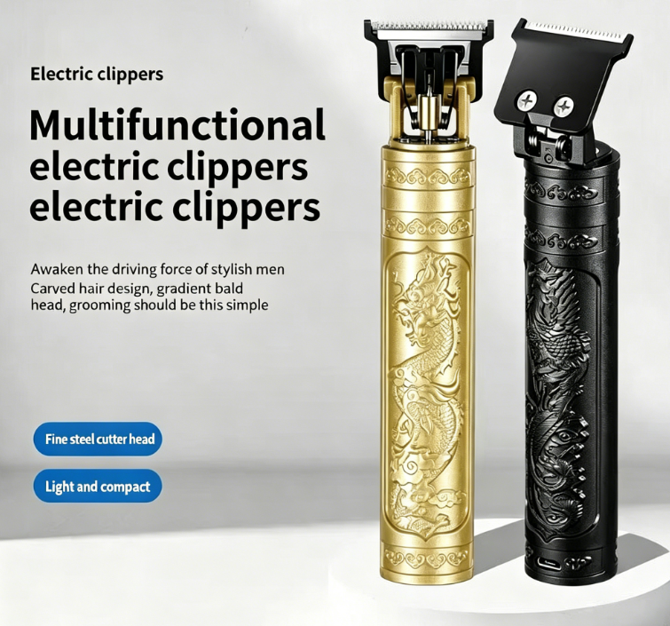 Cortapelos eléctrico profesional para barbería