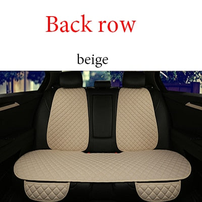 Funda Protectora de Asiento de Coche en Lino | Delantera o Trasera | Compatible con Todos los Modelos