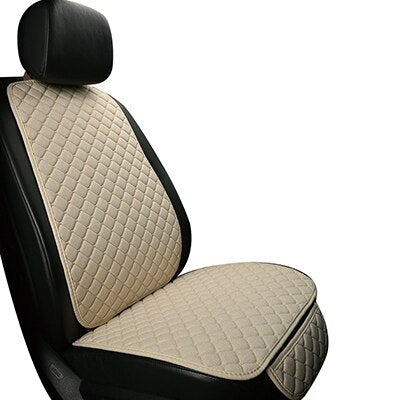 Funda Protectora de Asiento de Coche en Lino | Delantera o Trasera | Compatible con Todos los Modelos