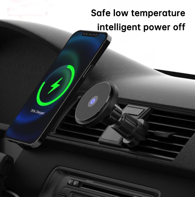 Cargador inalámbrico magnético para coche 15W - iPhone 14 Pro Max