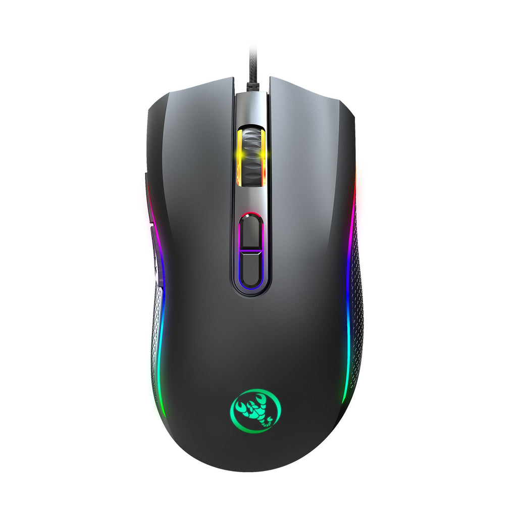 Ratón Gaming con Cable RGB para PC y E-Sports – Iluminación LED y Alta Precisión