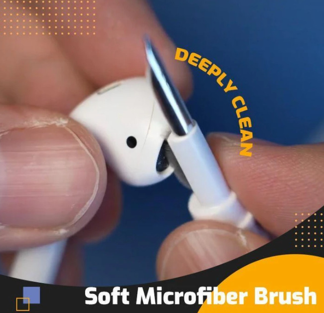 Bolígrafo Limpiador para Auriculares Bluetooth y Teclados – Limpieza 360°