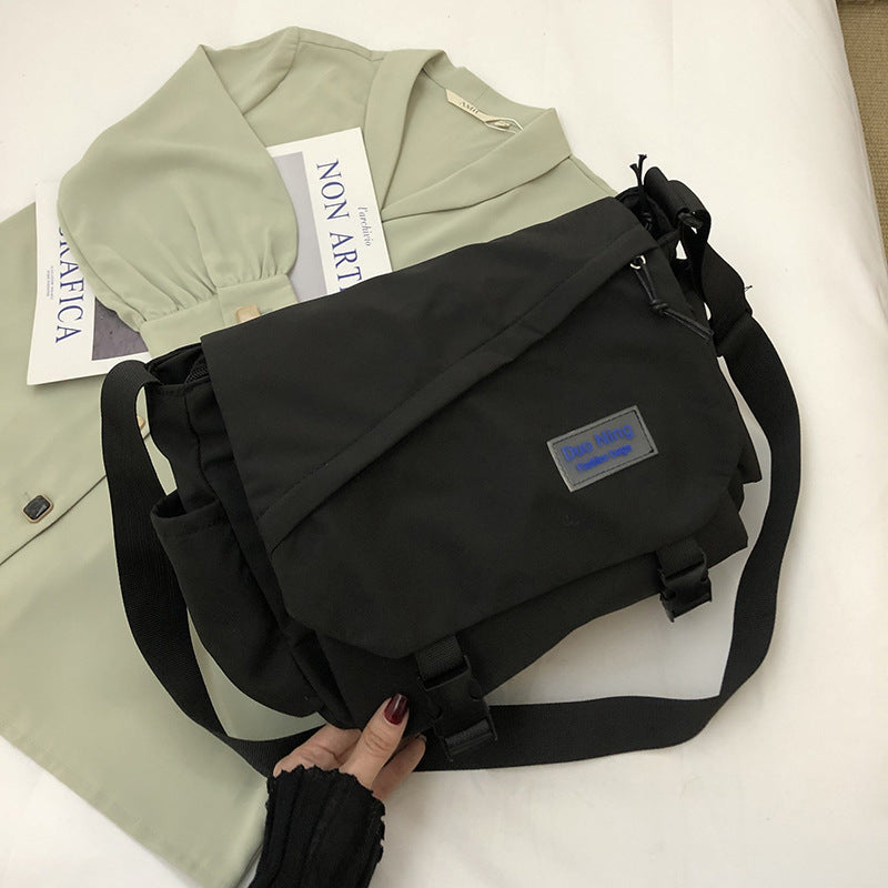 New Korean Style Ins Bag Simple Art Shoulder Bag Messenger Bag Chic Student Messenger Bag Female