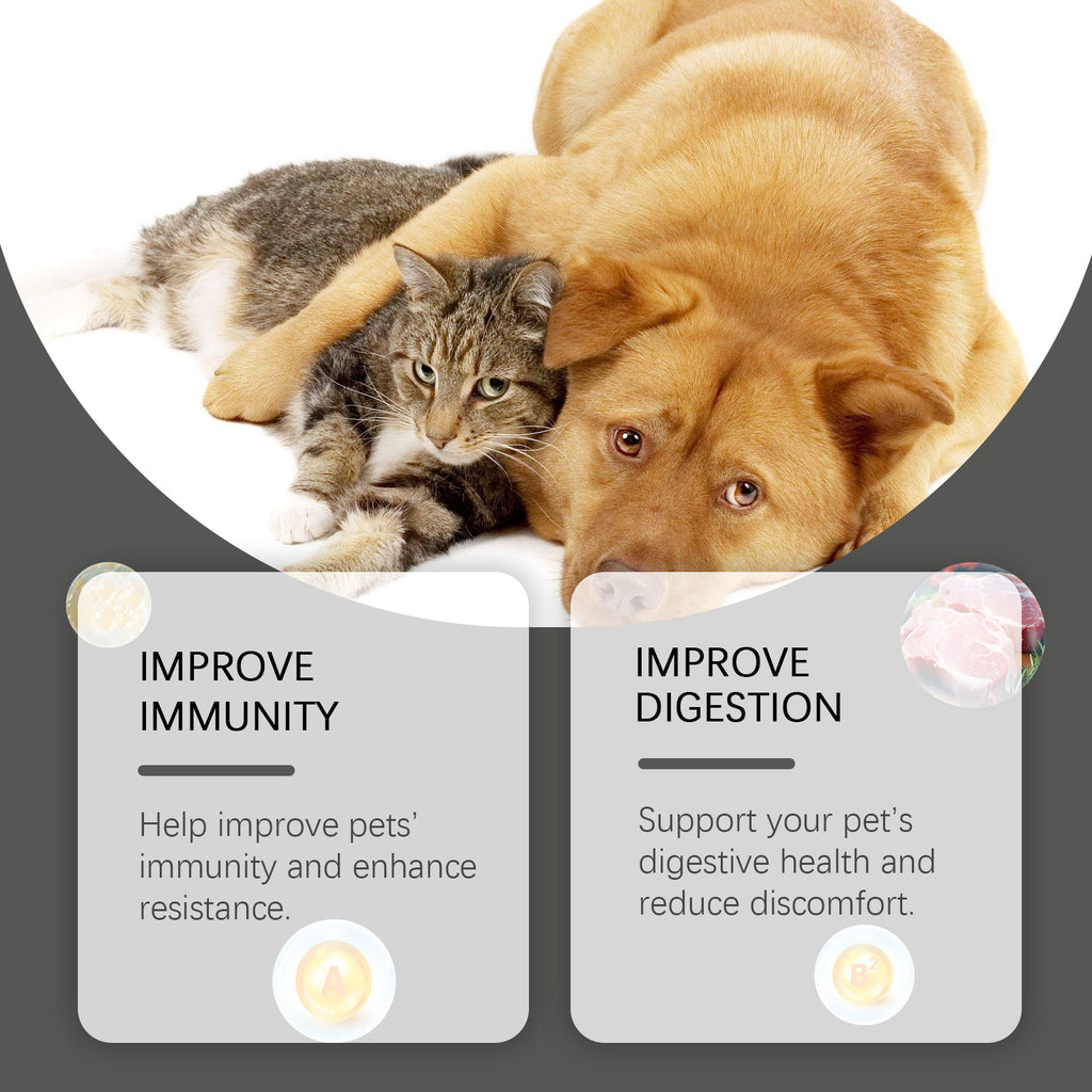 Probiótico para Perros y Gatos | Suplemento Digestivo con Vitaminas