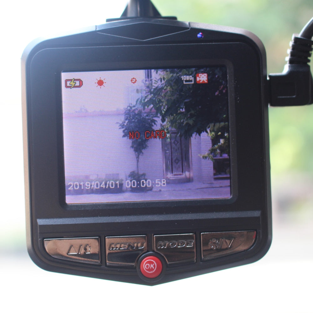 Cámara Dashcam Full HD 1080p para Coche | Grabador DVR con Pantalla 2.4" | Visión Nocturna