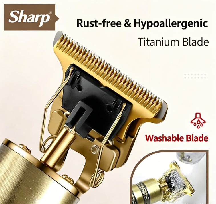Cortapelos eléctrico profesional para barbería