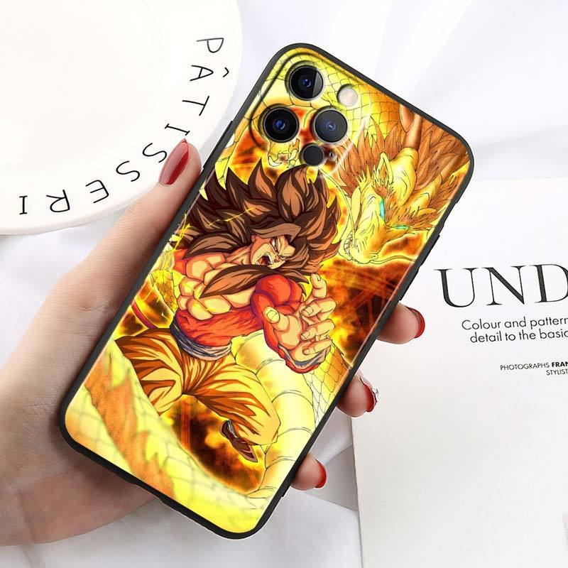 Funda Dragon Ball estilo cartoon para iPhone 15