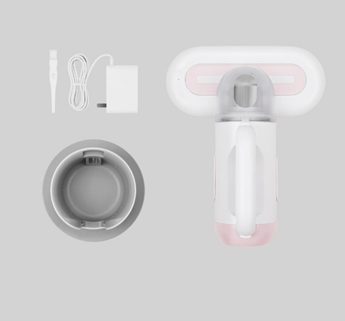 Aspirador antiácaros de mano con luz UV para el hogar