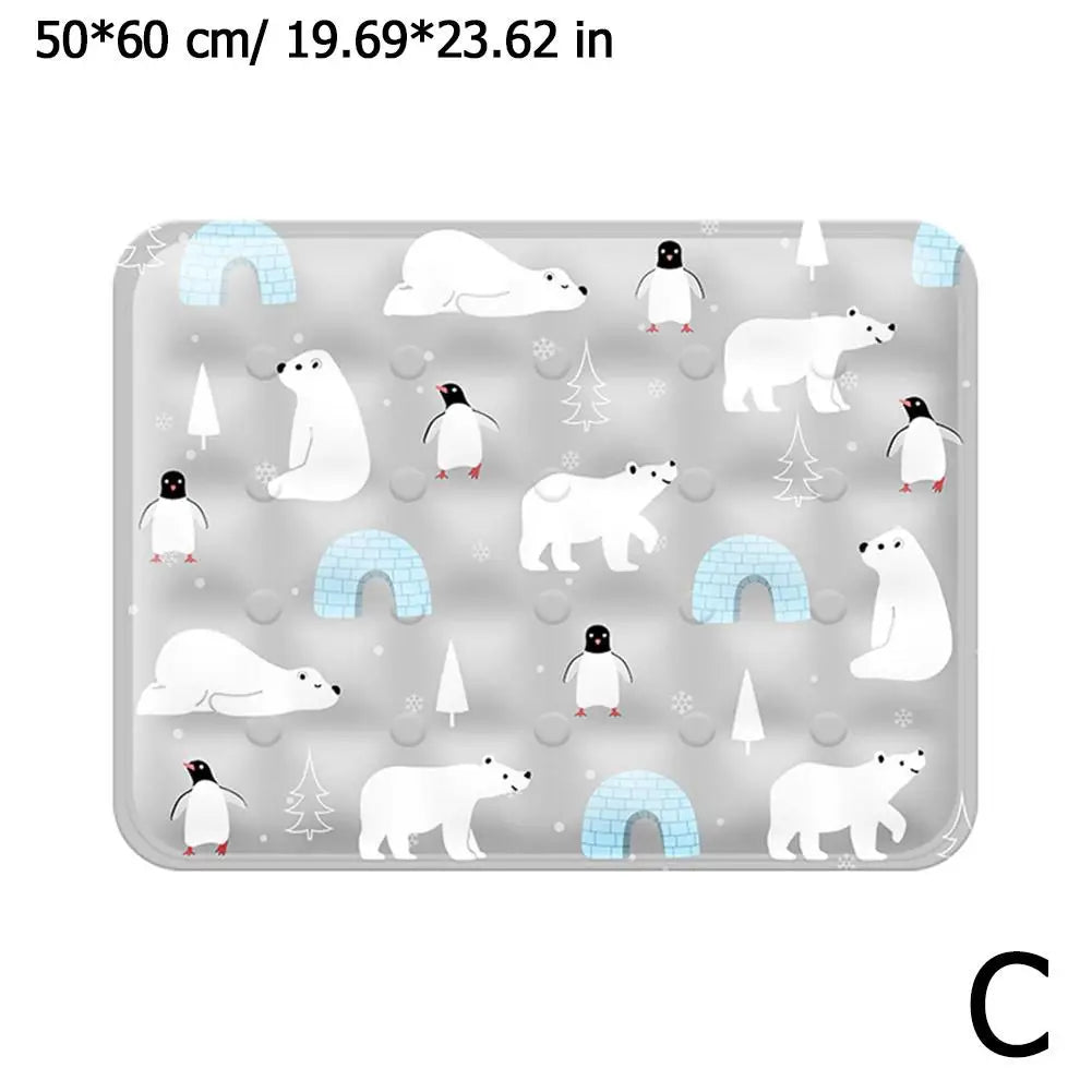 Alfombrilla refrescante de gel para perros y gatos - Plegable