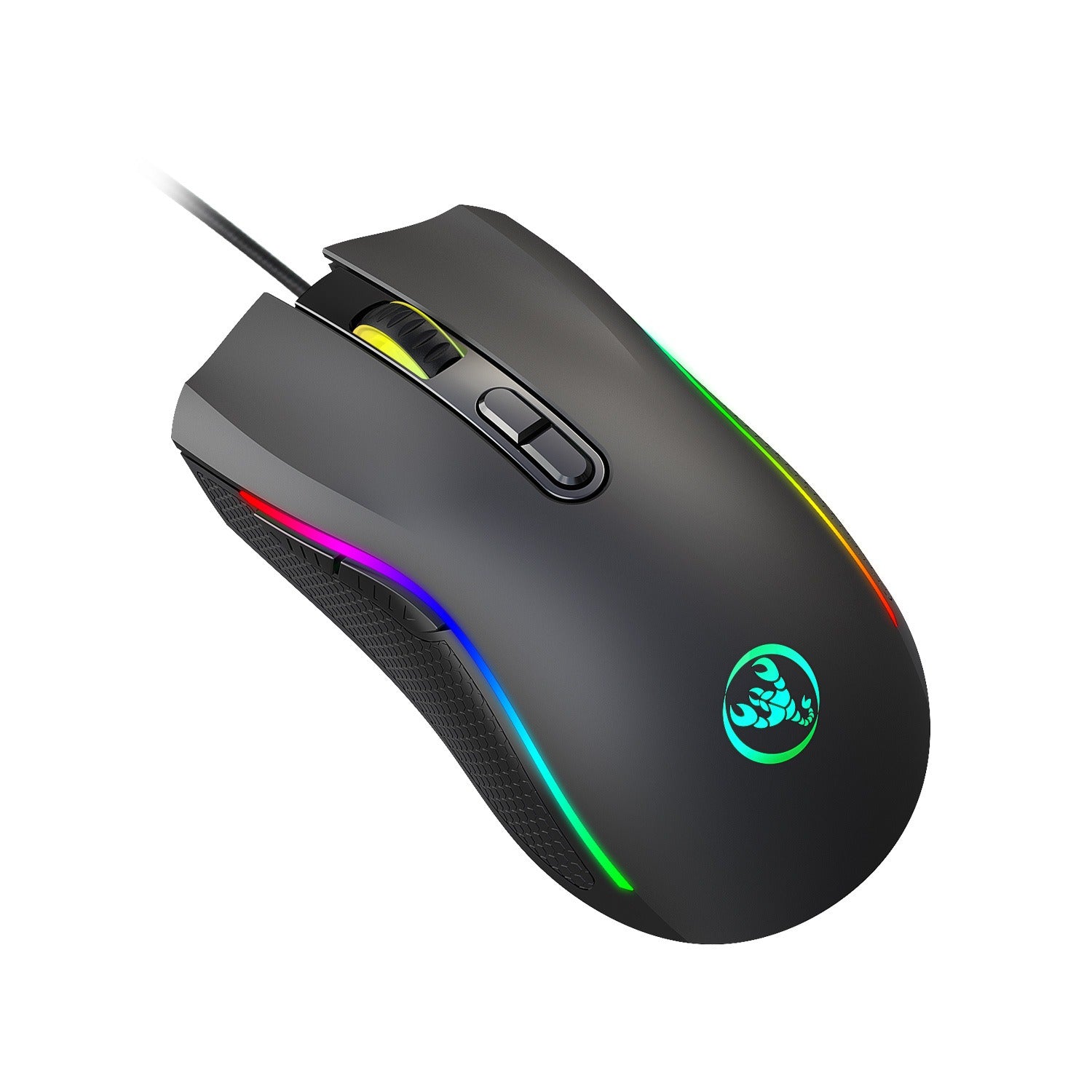 Ratón Gaming con Cable RGB para PC y E-Sports – Iluminación LED y Alta Precisión