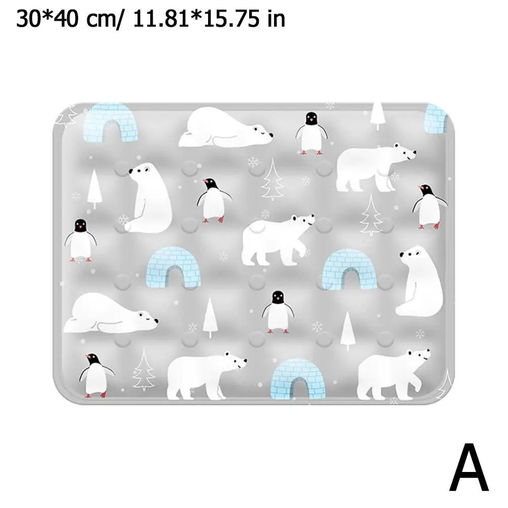 Alfombrilla refrescante de gel para perros y gatos - Plegable