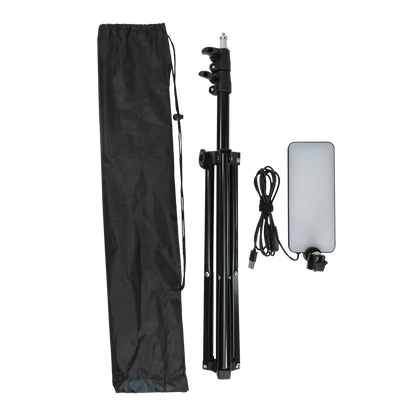Lámpara LED Portátil con Trípode – Camping, Selfie y Fotografía Exterior IP67