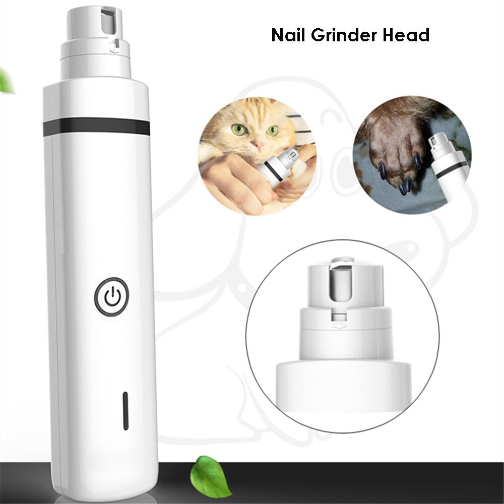 Kit Grooming 3 en 1 para Perros y Gatos | Cortapelos + Lima Uñas + Cuchilla Patas USB