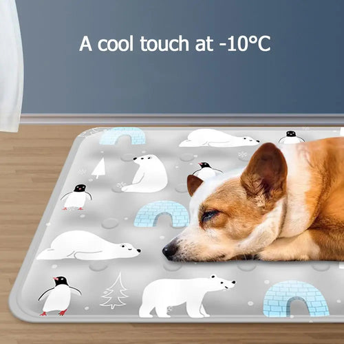 Alfombrilla refrescante de gel para perros y gatos - Plegable