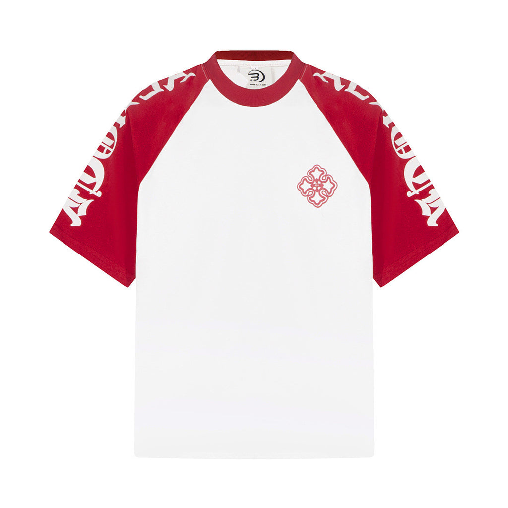 Camiseta Raglan Oversize Gothic Cross — MCMZ Wear