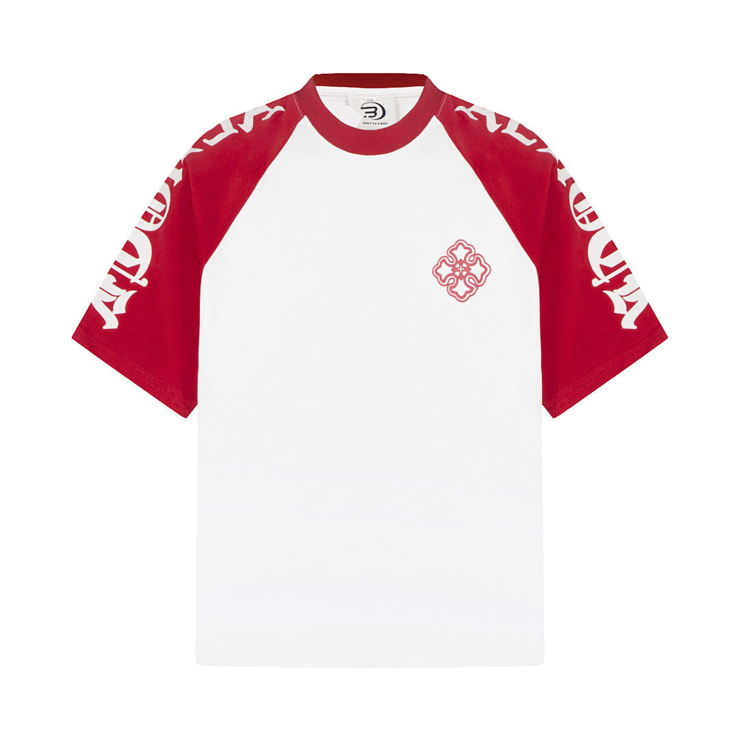 Camiseta Raglan Oversize Gothic Cross — MCMZ Wear