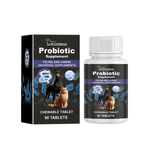 Probiótico para Perros y Gatos | Suplemento Digestivo con Vitaminas