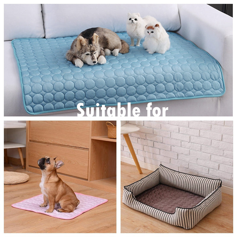 Manta refrescante de verano para perros y gatos - Lavable y transpirable