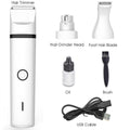 Kit Grooming 3 en 1 para Perros y Gatos | Cortapelos + Lima Uñas + Cuchilla Patas USB