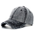 New Unisex Washed Cotton Cap High Quality Denim Plain Baseball Cap Men Women Adjustable Casual Outdoor Streetwear Fashion Hat