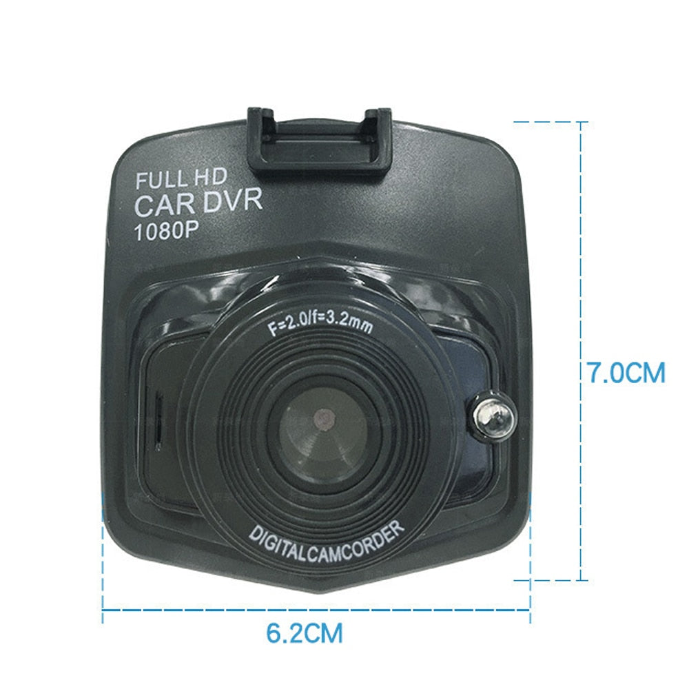Cámara Dashcam Full HD 1080p para Coche | Grabador DVR con Pantalla 2.4" | Visión Nocturna