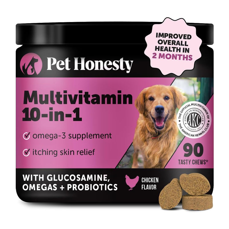 Multivitamínico masticable para perros - Piel, articulaciones y defensas