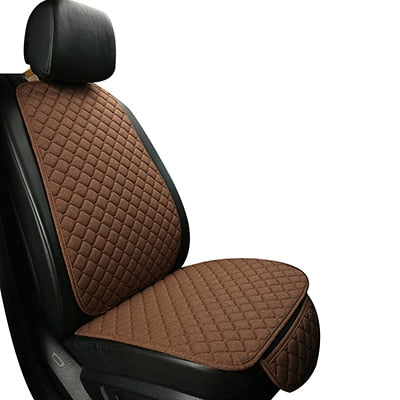 Funda Protectora de Asiento de Coche en Lino | Delantera o Trasera | Compatible con Todos los Modelos