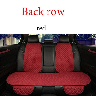 Funda Protectora de Asiento de Coche en Lino | Delantera o Trasera | Compatible con Todos los Modelos