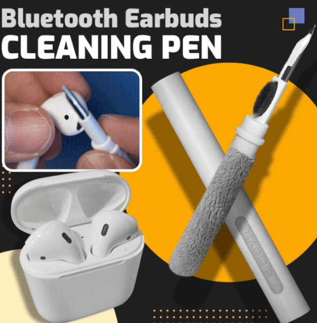 Bolígrafo Limpiador para Auriculares Bluetooth y Teclados – Limpieza 360°