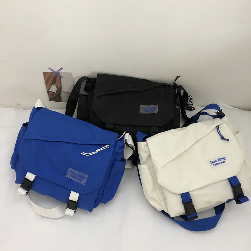 New Korean Style Ins Bag Simple Art Shoulder Bag Messenger Bag Chic Student Messenger Bag Female