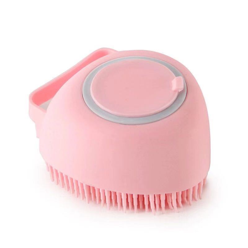 Guante de Baño y Masaje para Perros y Gatos | Silicona Suave con Forma de Corazón