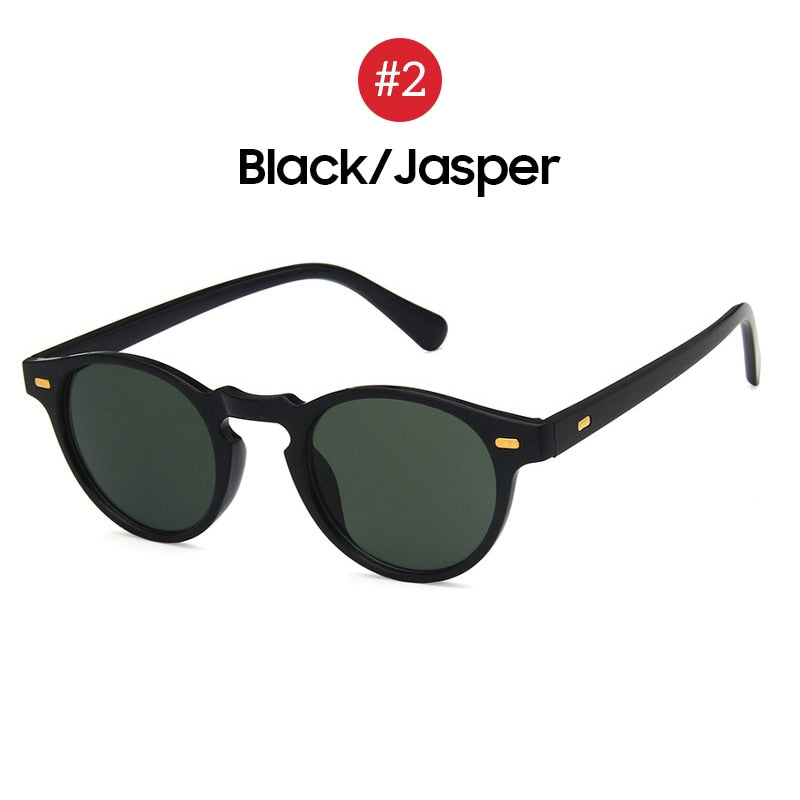 Men Fashions Oval Small Sunglasses Clear Classic UV400 Sun Glasses Trends for Transparent Shades for Women