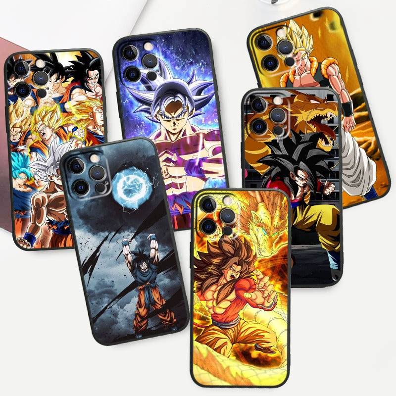 Funda Dragon Ball estilo cartoon para iPhone 15