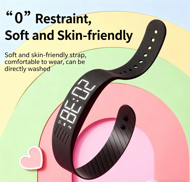 Smartwatch Deportivo con Podómetro y Alarma de Vibración – Resistente al Agua IP65