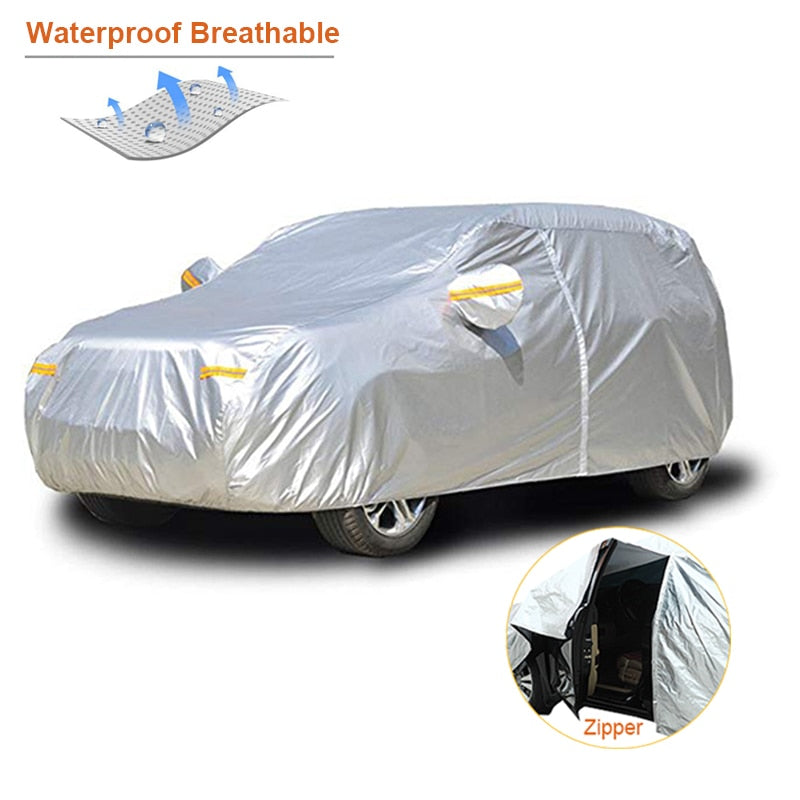 Funda para Coche Impermeable Kayme | Protección Solar, Lluvia y Nieve | SUV, Sedán y Hatchback