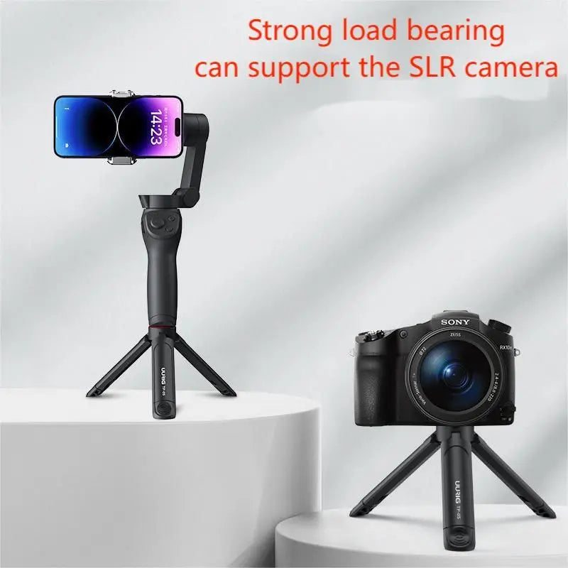 Trípode Mini UURIG TP-05 con Soporte para Móvil – Fotografía Móvil Profesional