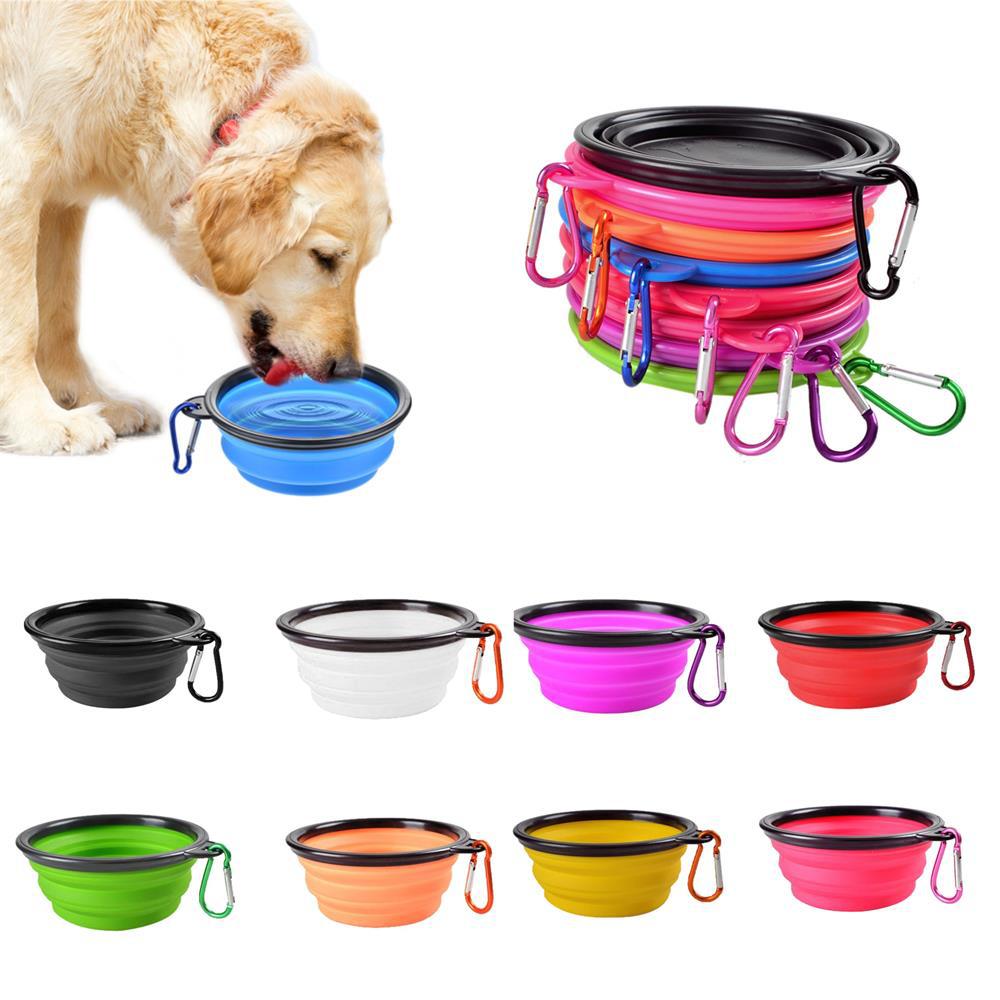 Comedero plegable de silicona para mascotas – Ligero, compacto e imprescindible para viajes