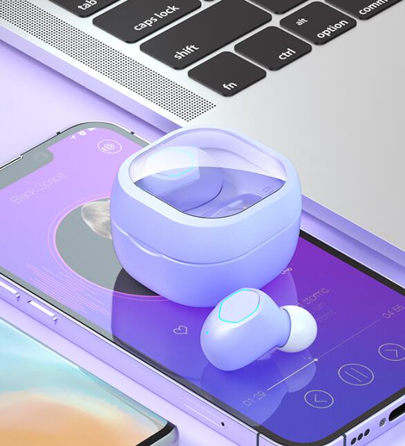 Auriculares Bluetooth Inalámbricos M21 – Mini Translúcidos con Diseño Premium