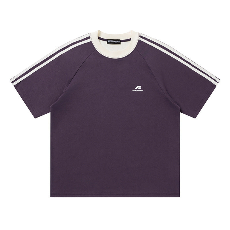 Camiseta Oversize Bicolor con Rayas — MCMZ Wear