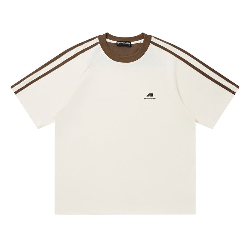 Camiseta Oversize Bicolor con Rayas — MCMZ Wear