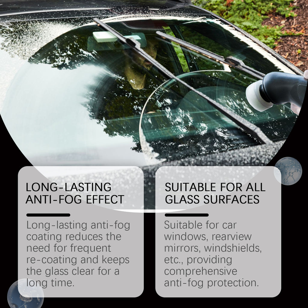 Recubrimiento Nano Antivaho para Cristales de Coche Homonth | 70ml | Antipolvo y Repelente al Agua