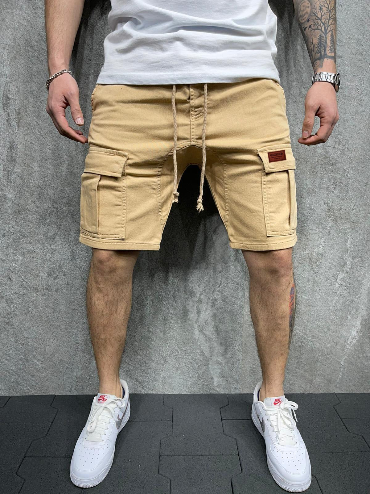 Cargo Shorts Hombre Relaxed Fit – Bermuda Casual Multibolsillos