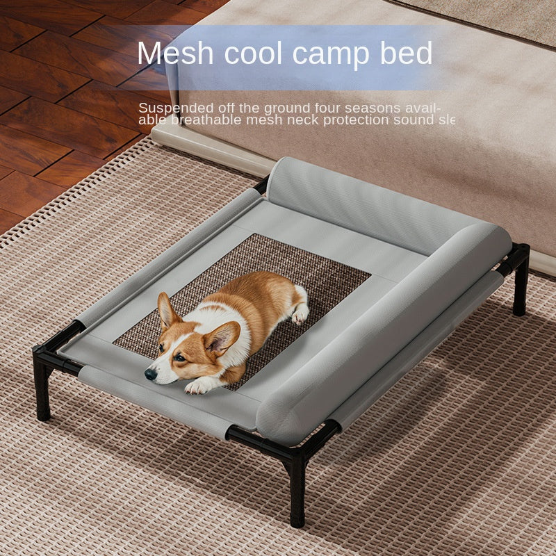 Cama Plegable para Perros y Gatos | Transpirable para Todas las Estaciones