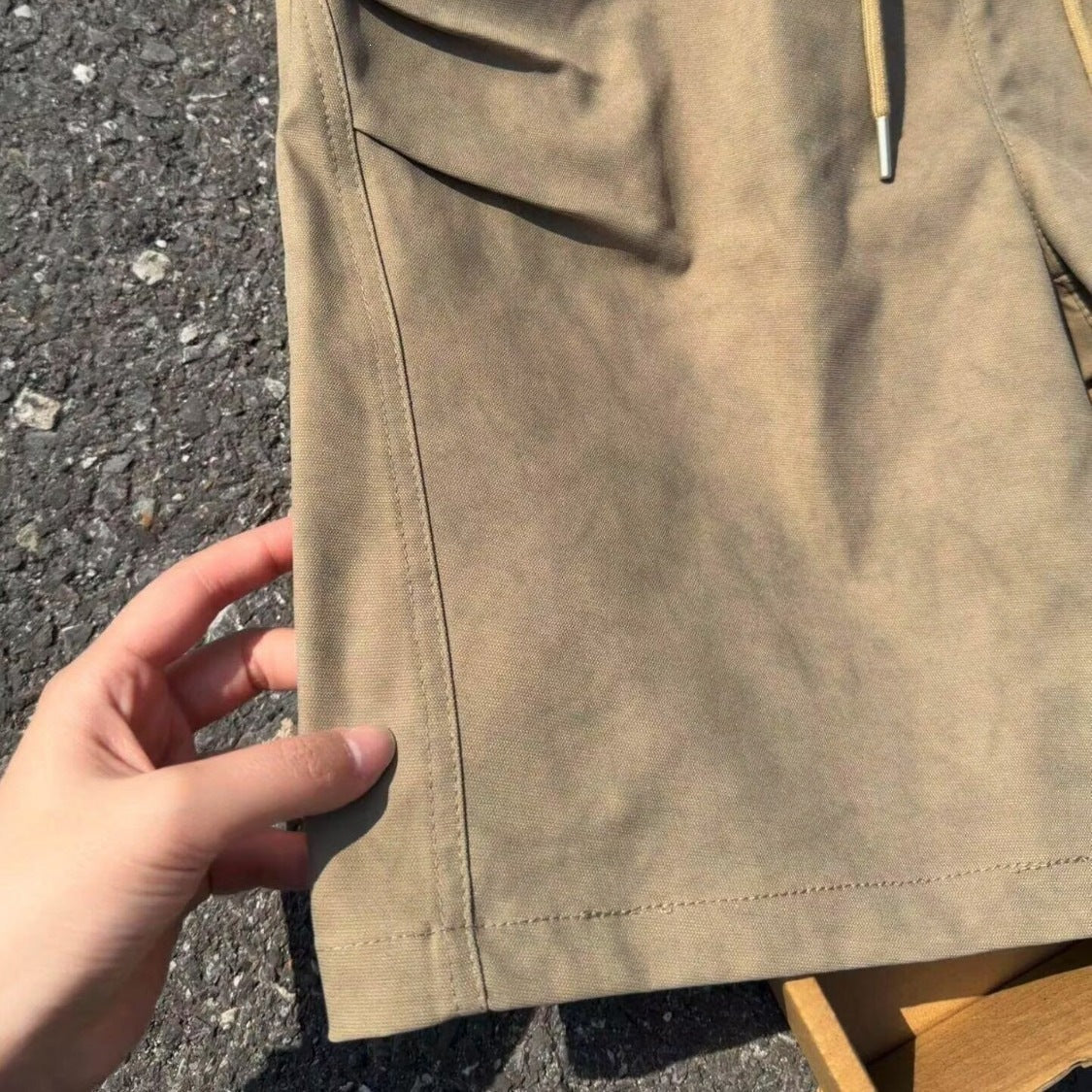 Cargo Shorts Hombre Relaxed Fit – Multibolsillos Marrón y Caqui